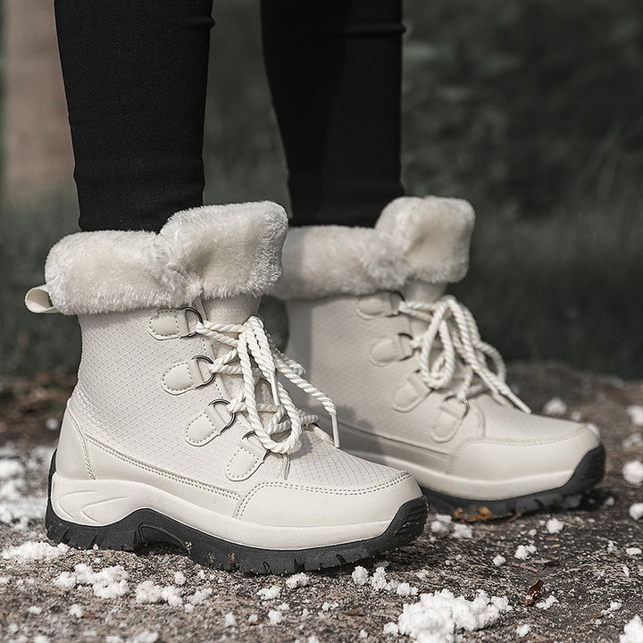 Damen Winterstiefel mit hochwertiger Isolierung und rutschfester Sohle Drune