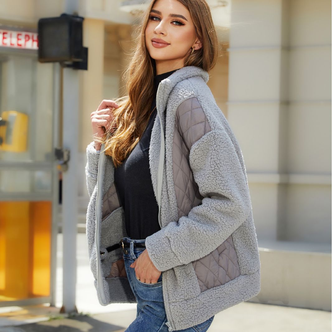Drune | Fleece-Jacke - Ultra-weicher Komfort - Gemütlicher Sherpa-Mix - Lässige Winteroberbekleidung