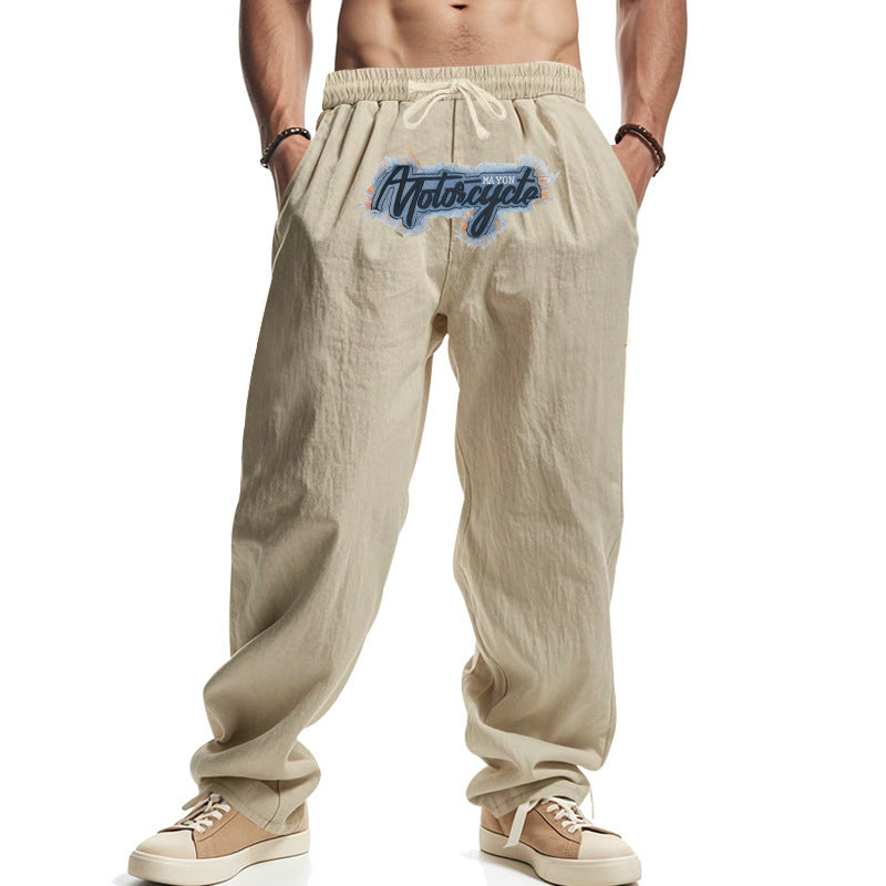 Herren Bequeme Freizeit-Pants mit elastischem Bund und seitlichen Taschen Drune