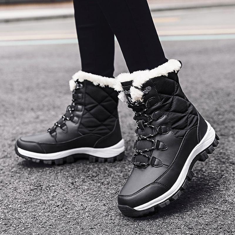 Damen Winterstiefel mit isolierendem Innenfutter und rutschfester Sohle Drune