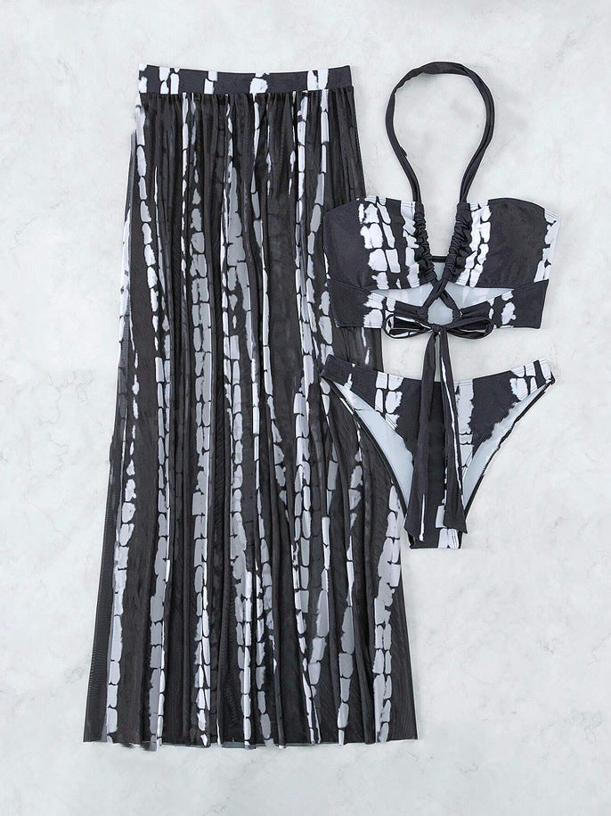 Damen Bikini und Rock Set Drune