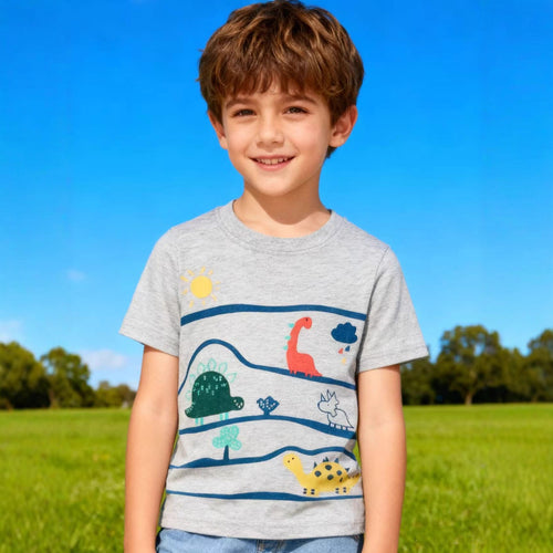 Jungen T-Shirt mit Dinosaurier-Motiv Drune