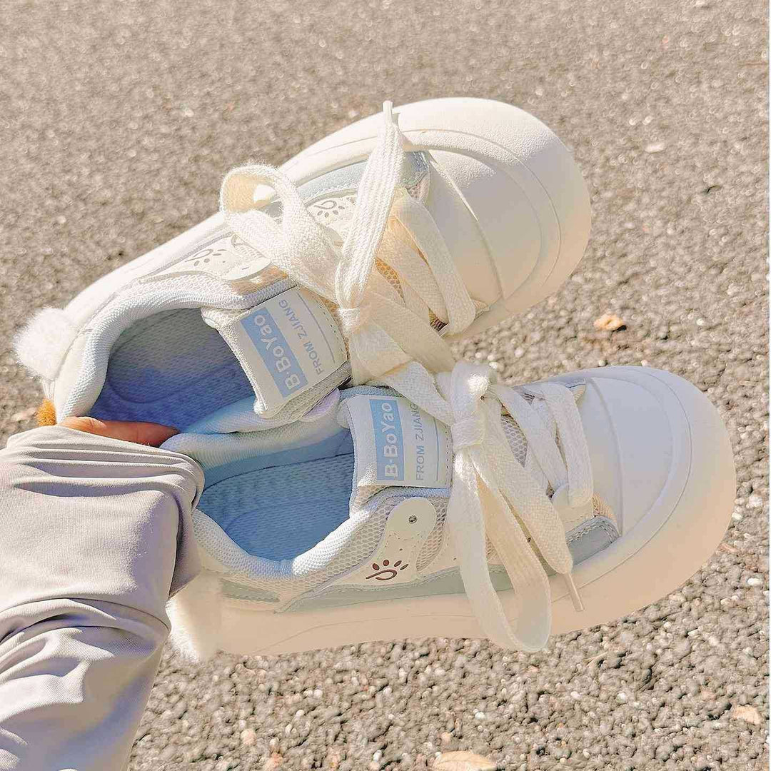 Damen Sneaker mit plüschiger Fütterung und flexiblen Schnürsenkeln Drune