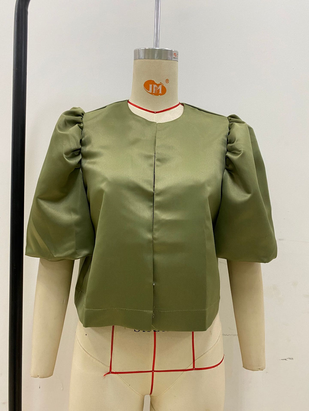 Damen stilvolle Bluse mit puffärmeln Drune