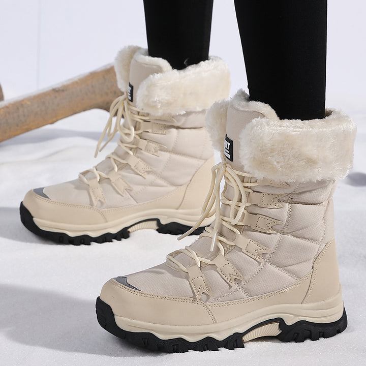 Damen Thermo-Winterstiefel mit isolierendem Innenfutter und rutschfester Sohle Drune