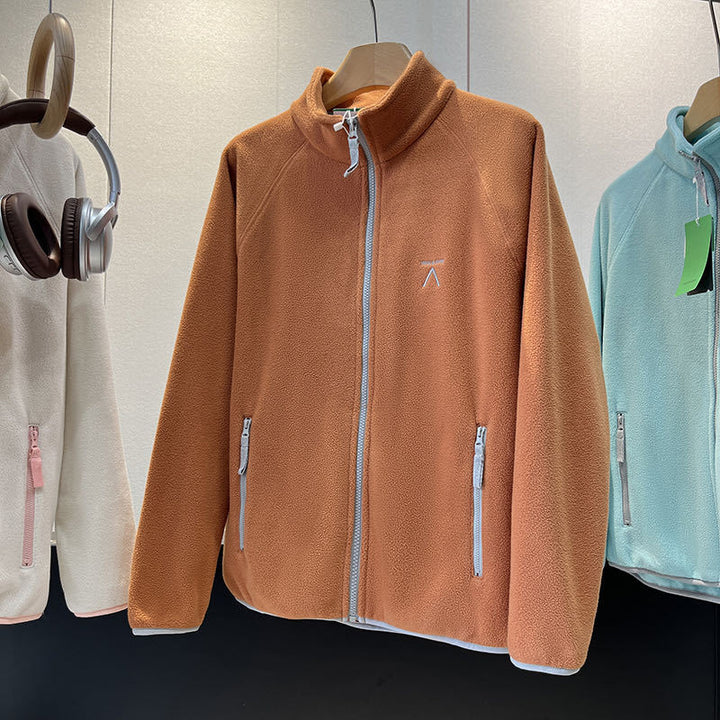 Damen weiche Fleecejacke mit praktischem Reißverschluss Drune
