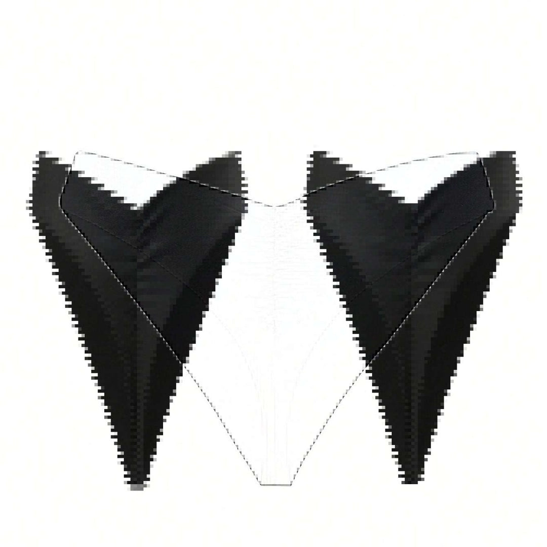 Damen Bikini-Höschen mit seitlichen Rüschendetails und hohem Schnitt Drune