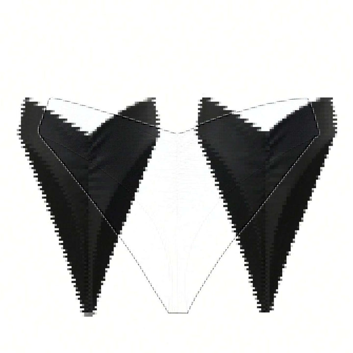 Damen Bikini-Höschen mit seitlichen Rüschendetails und hohem Schnitt Drune