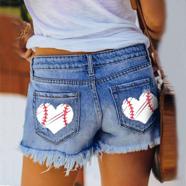 Damen Shorts im Destroyed-Design Drune
