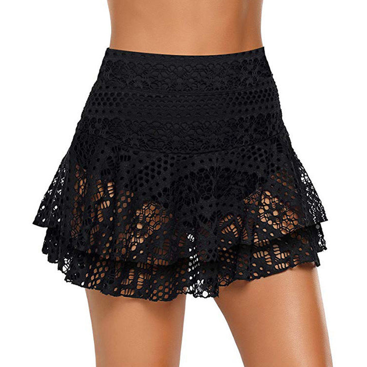 Damen Spitzen-Badesarong mit voluminösem Flatterdesign Drune