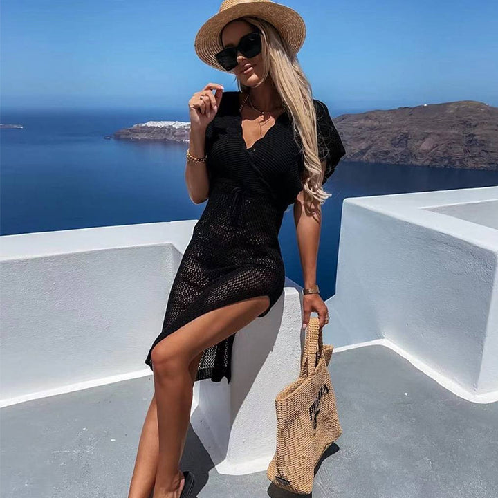 Damen strandfreundliches Netzkleid Drune