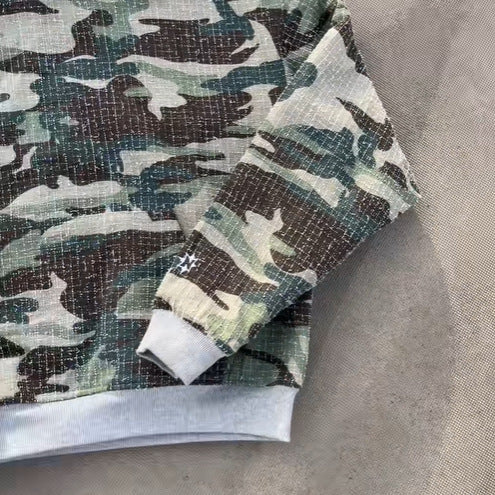 Damen Hoodie mit camouflaged gefüttertem Innenbereich Drune