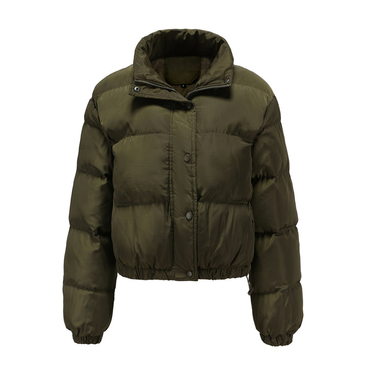 Damen modische kurz geschnittene Steppjacke Drune