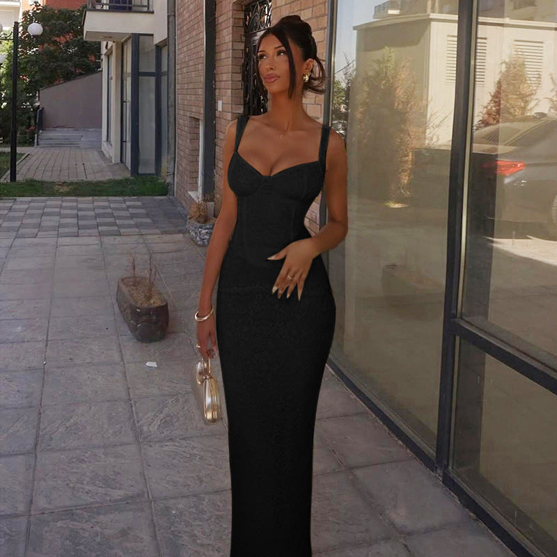 Damen Etuikleid mit Korsett-Design Drune