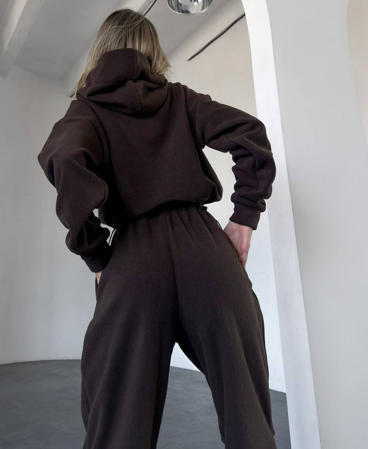 Damen kuscheliger Sweatsuit Drune