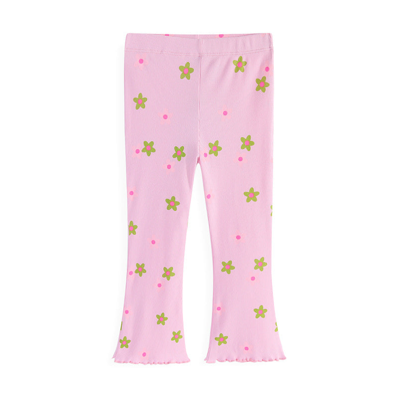 Mädchen Leggings mit floralem Muster Drune