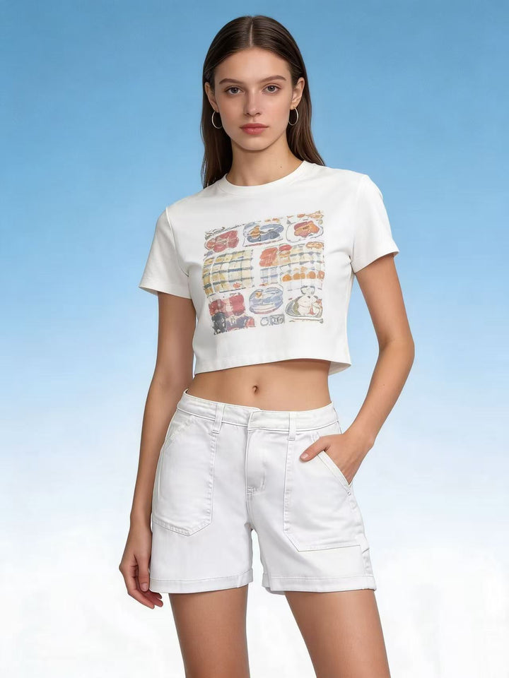 Damen lässige Sommer-Shorts mit seitlichen Taschen und komfortablem Schnitt Drune