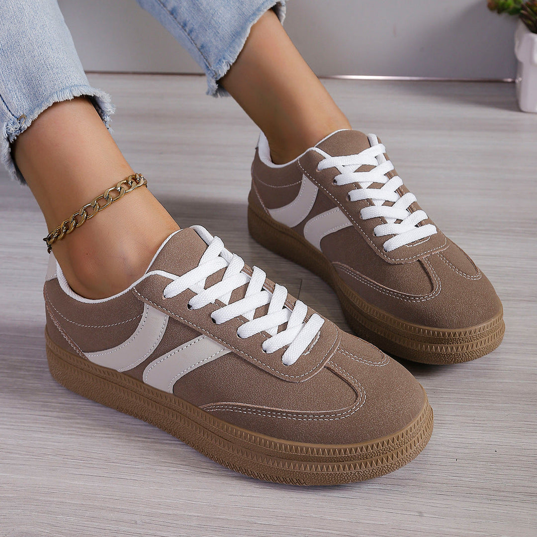 Damen Sportliche Sneakers mit anatomischer Dämpfung und klassischem Design Drune