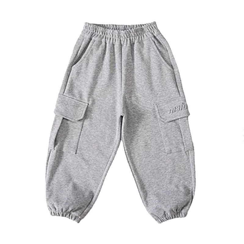 Damen bequeme Cargo-Sweatpants mit praktischen Taschen Drune
