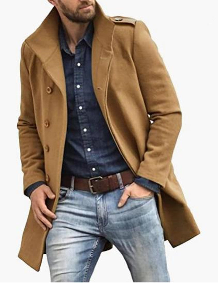 Herren modischer Mantel Drune