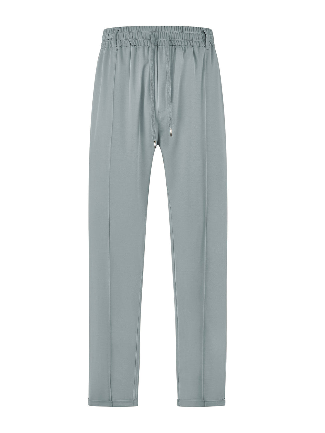 Damen nan elegante Jersey-Hose mit Bügelfalte Tunnelzugbund und schmaler Beinführung Drune