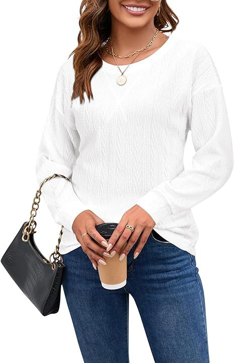 Damen modernes Strickoberteil mit eleganten Zierstrukturen Drune