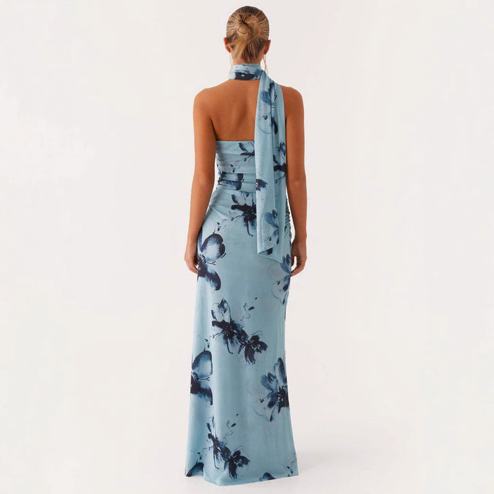 Damen Maxi-Kleid mit floralem Design Drune