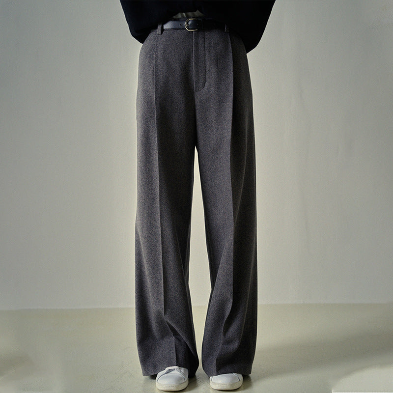 Damen elegante weite Anzughose Drune