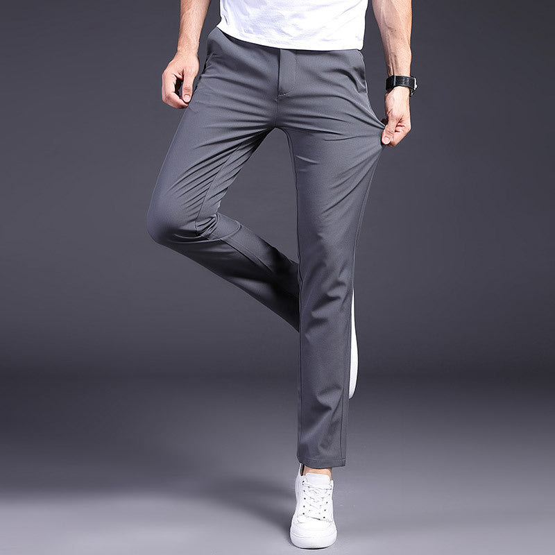 Herren Moderne Freizeithose mit praktischen Taschen und elastischem Bund Drune