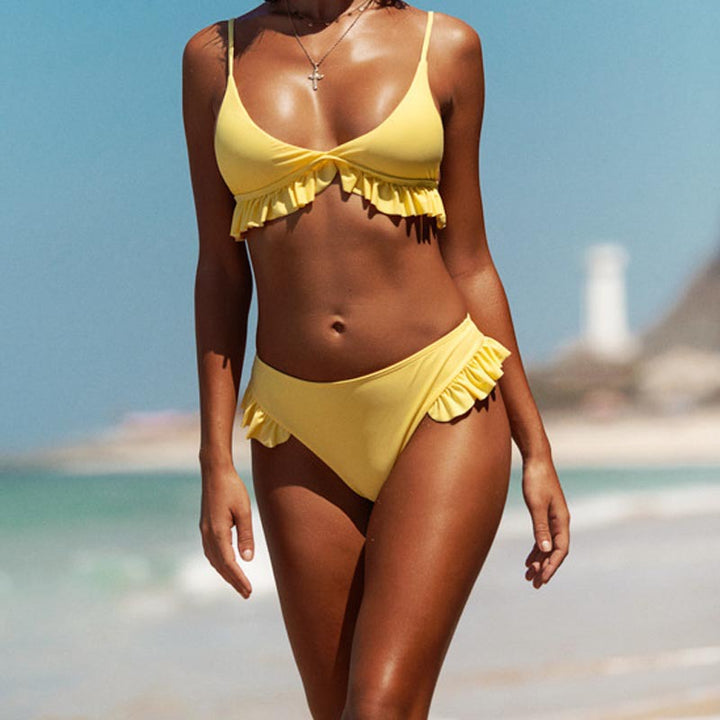 Damen Bikini-Set mit Rüschendesign Drune
