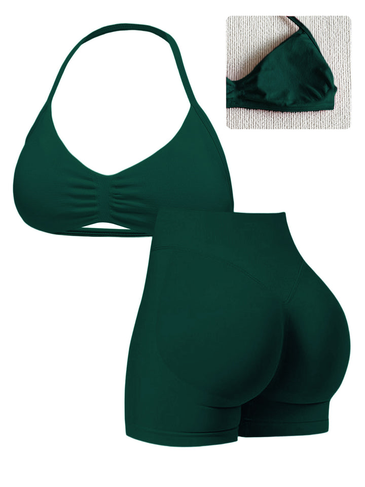 Damen Sportlicher Bikini mit gepolstertem Oberteil und hoher Taille Drune