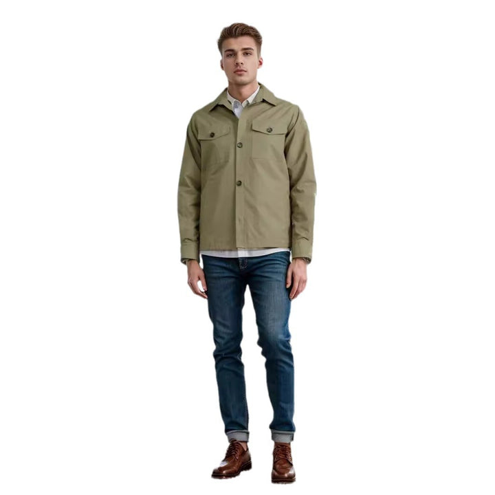 Herren lässige Utility-Jacke Drune