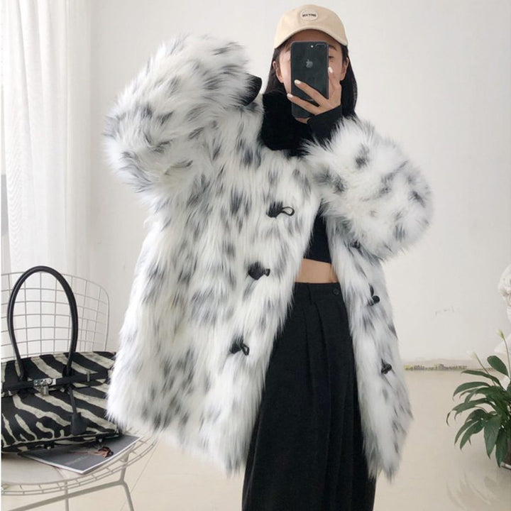 Drune | Kunstpelz-Mantel - Auffälliges Statement-Stück - Polyester-Mischung - Winter Straßenstil