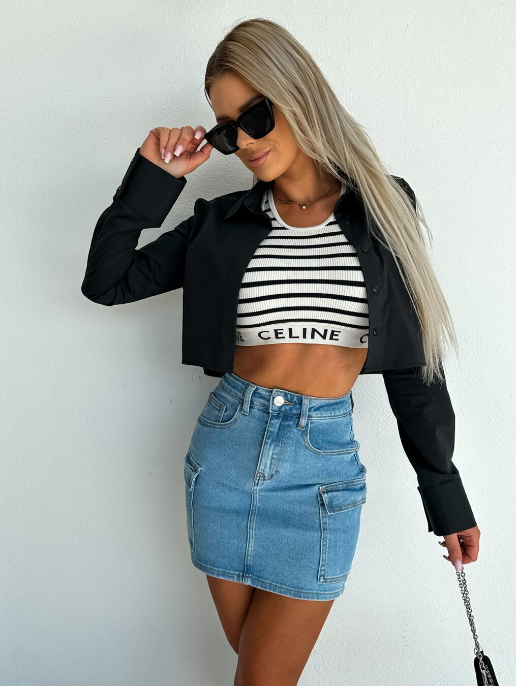 Damen Kurzjacke mit elegantem Schnitt und modischen Details Drune