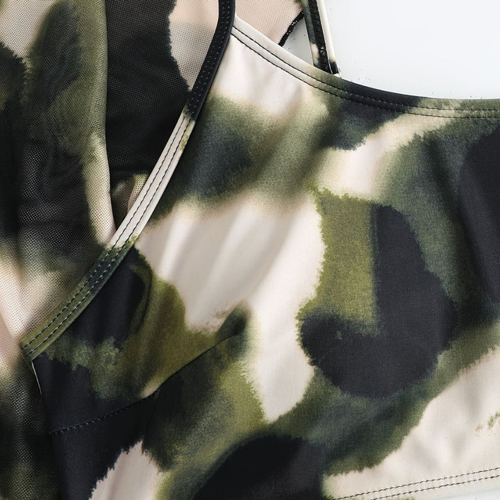 Damen Bademode mit transparentem Kimono Drune