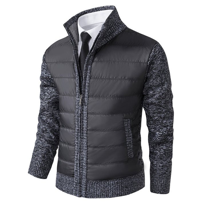 Herren sportive Kapuzenjacke mit strukturiertem Material und eleganten Details Drune