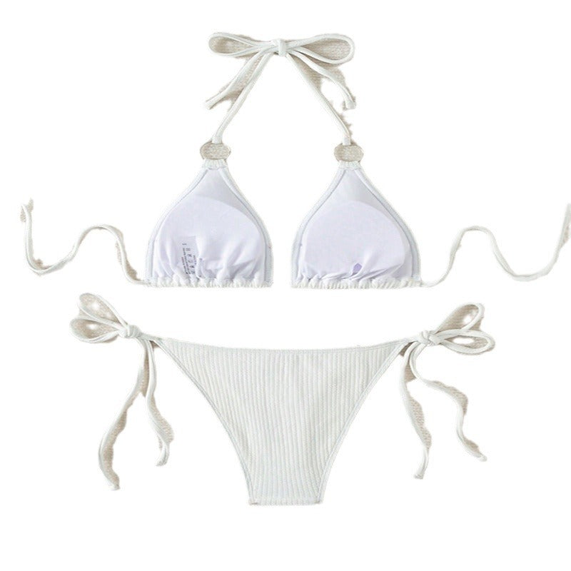 Damen Triangel-Bikini mit modischen Ring-Details Drune