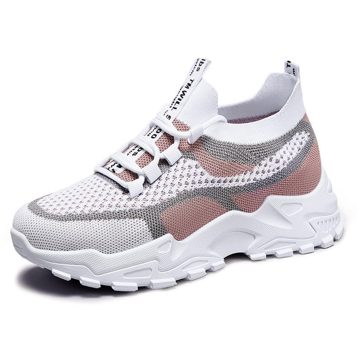 Herren nan gestrickter Sockensneaker mit elastischem Schlupfdesign und profiliertem Trail-Plateau Drune