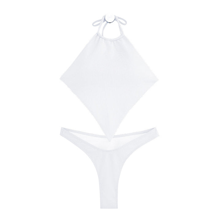 Damen Bikini-Set mit raffiniertem Wickeloberteil und hoch tailliertem Höschen Drune