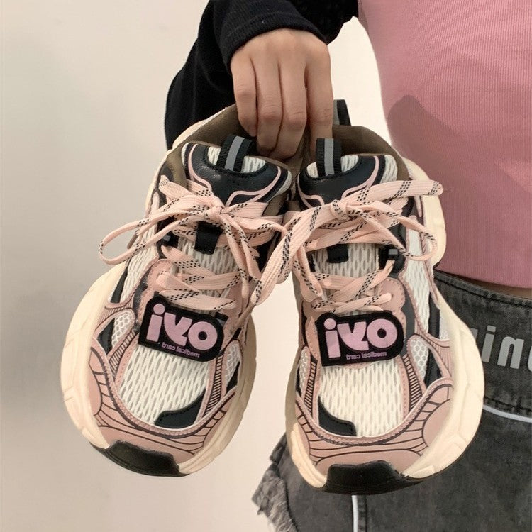 Damen Atmungsaktive Lauf Sneakers mit gepolsterter Sohle und trendigem Design Drune