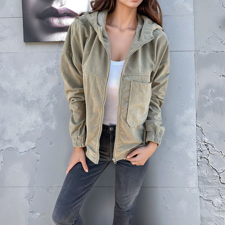Damen Freizeitjacke aus feinem Cord Drune