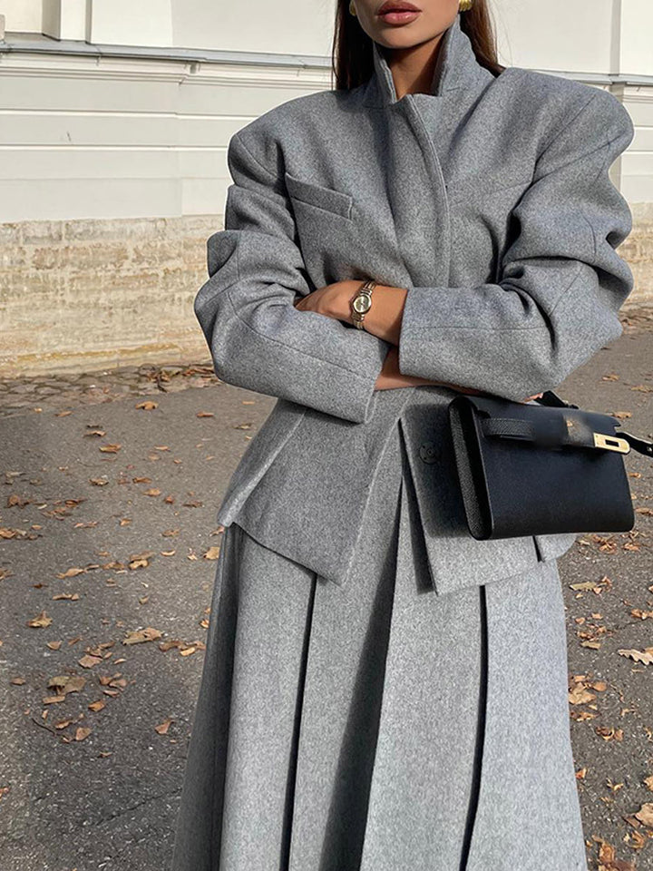 Damen Oversize Wollblazer im modernen Schnitt Drune