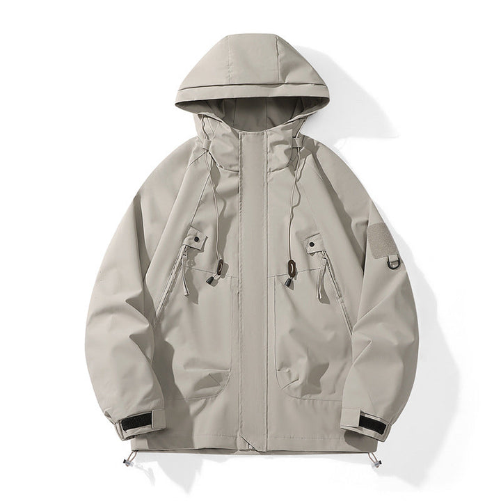 Damen technische Outdoor-Jacke mit verstellbarem Kapuzendesign und praktischen Taschen Drune