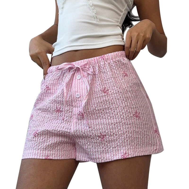Damen Schlafshorts mit verstellbarem Bund Drune