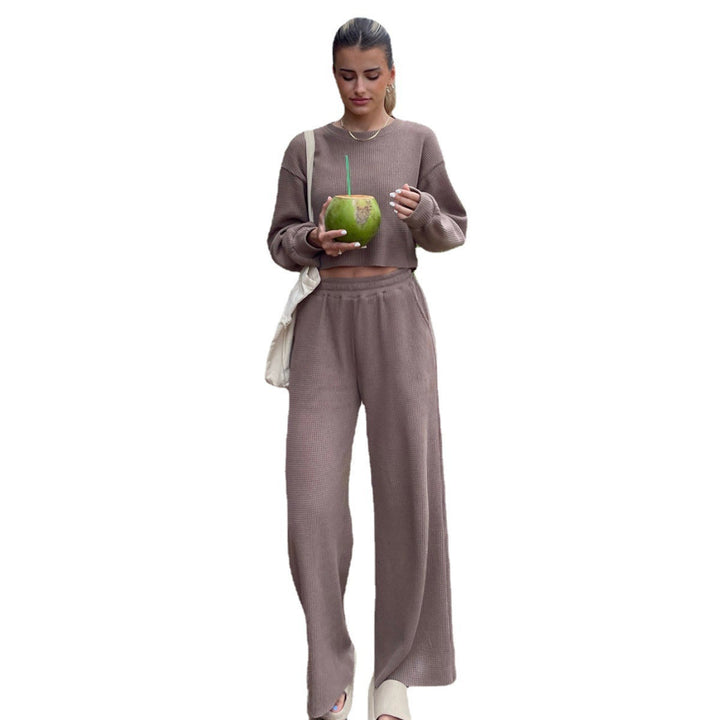 Damen lässiger und eleganter Strickanzug Drune