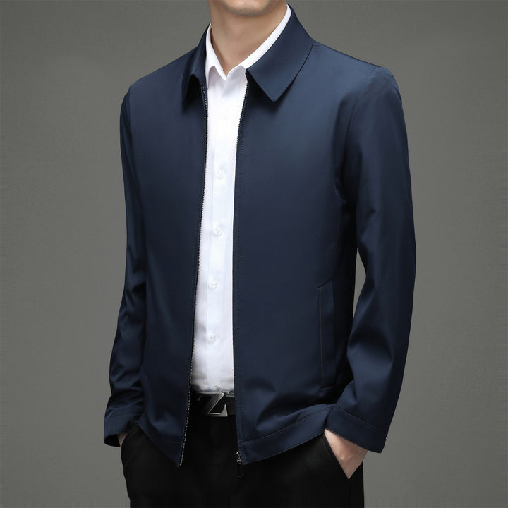Herren moderne Übergangsjacke mit atmungsaktiver Membran und praktischem Stehkragen Drune