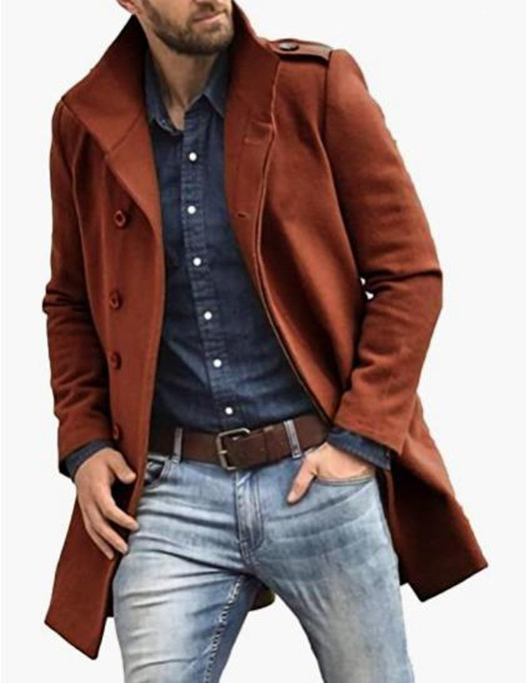 Herren modischer Mantel Drune