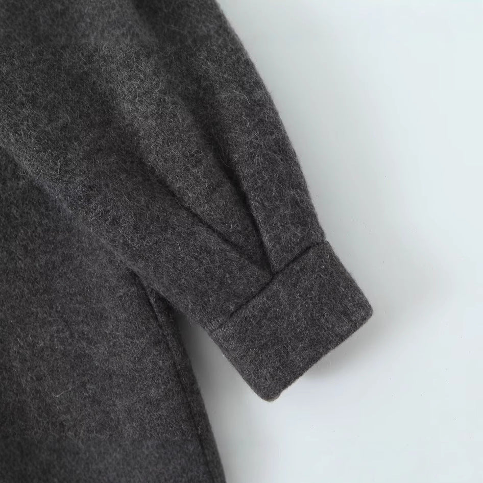 Damen Oversized Strickmantel Drune
