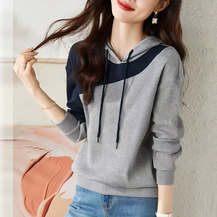 Damen modischer Hoodie mit strukturiertem Design Drune