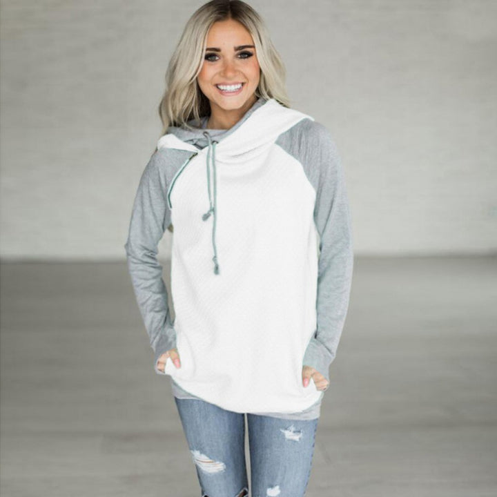 Damen Sportlicher Kapuzenpullover mit atmungsaktivem Design und lässigem Schnitt Drune